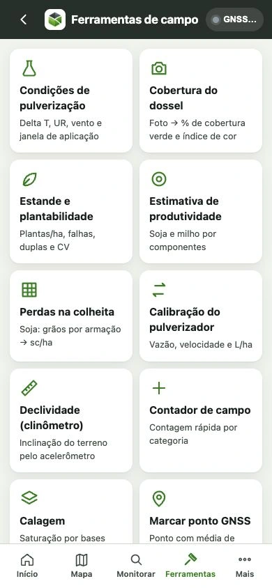 Tela real: Ferramentas de produtividade e perdas
